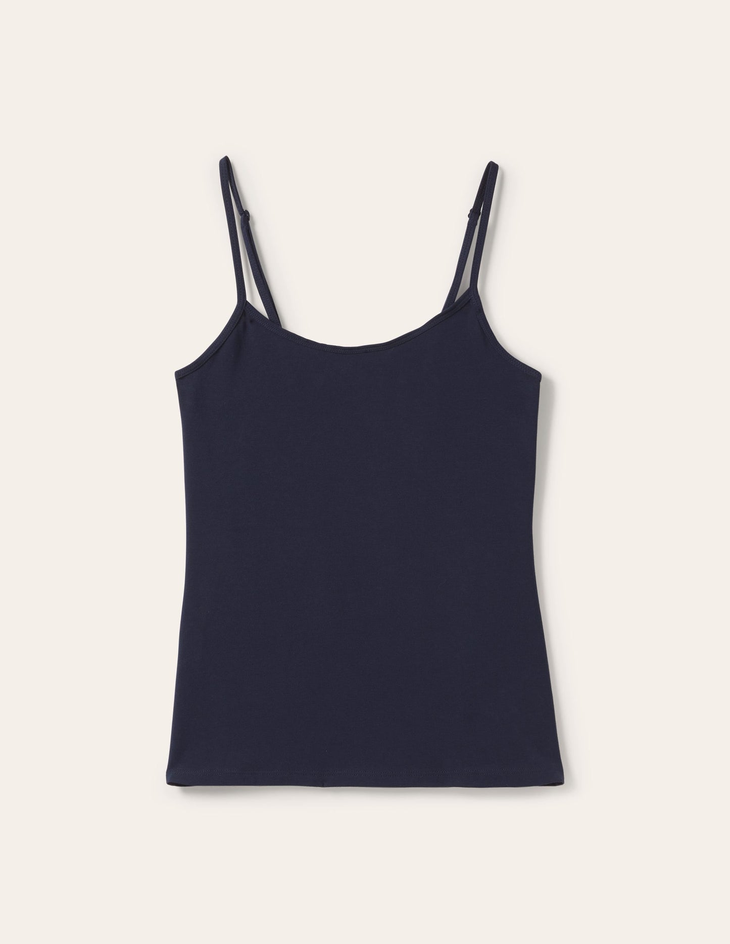 Navy Blue Plain Cami Top for Women - Versatile Sleeveless Tank