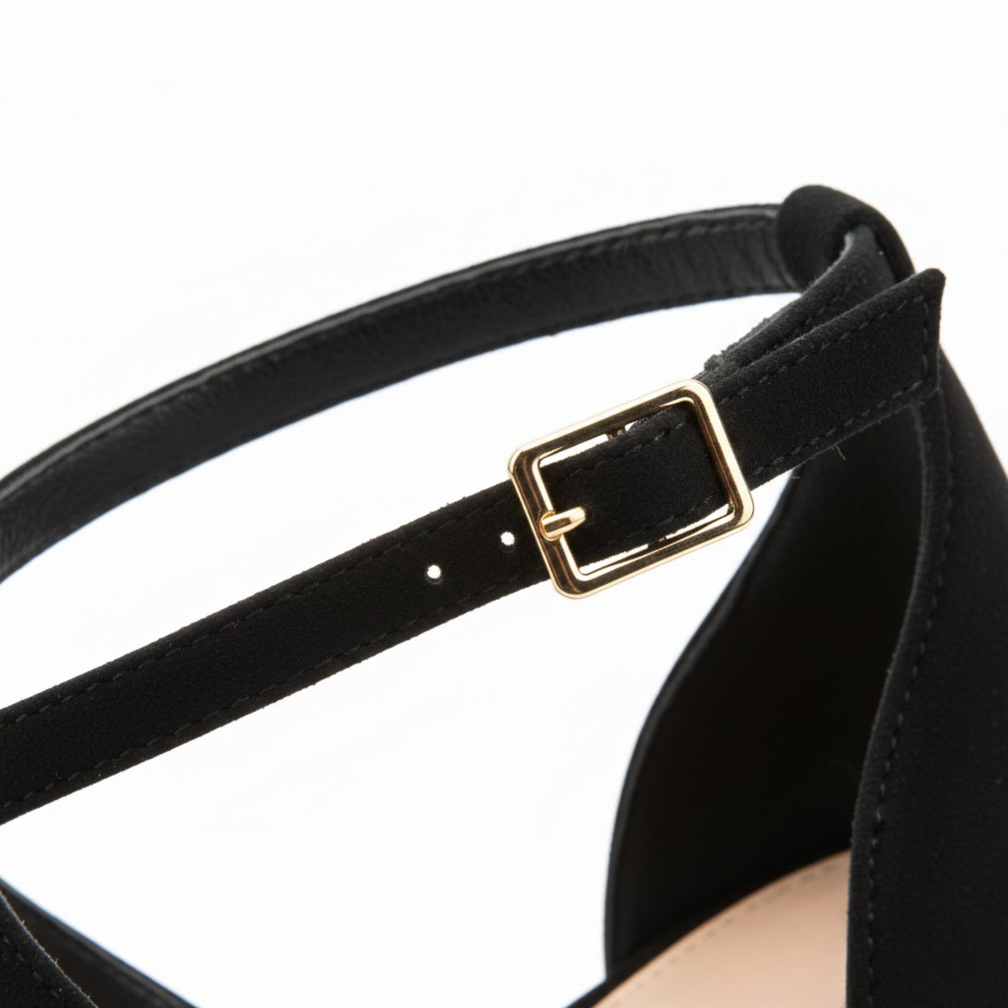Elegant Women's High Heel Pumps with Pointed Toe, Back Bowknot, and Cross Ankle Straps