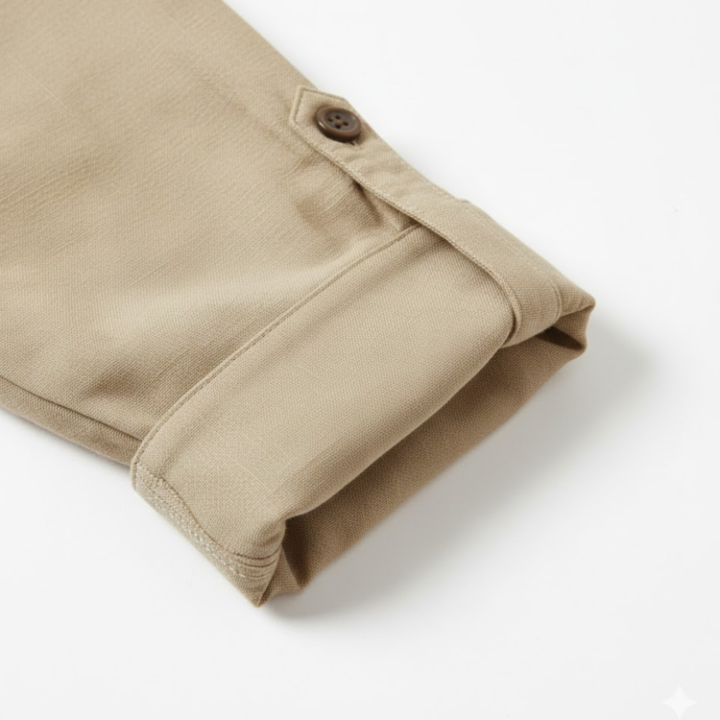 Men's Long Sleeve Cotton Linen Henley Shirt - Breathable Casual Beach Button Top