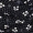Floral Print Pleated Wrap Dress for Women - Black with Polka Dots