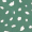 Women's Green Printed Midi Dress with Ruched Short Sleeves