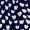Women's Navy Heart Print Culotte Jumpsuit - Stylish Summer Outfit