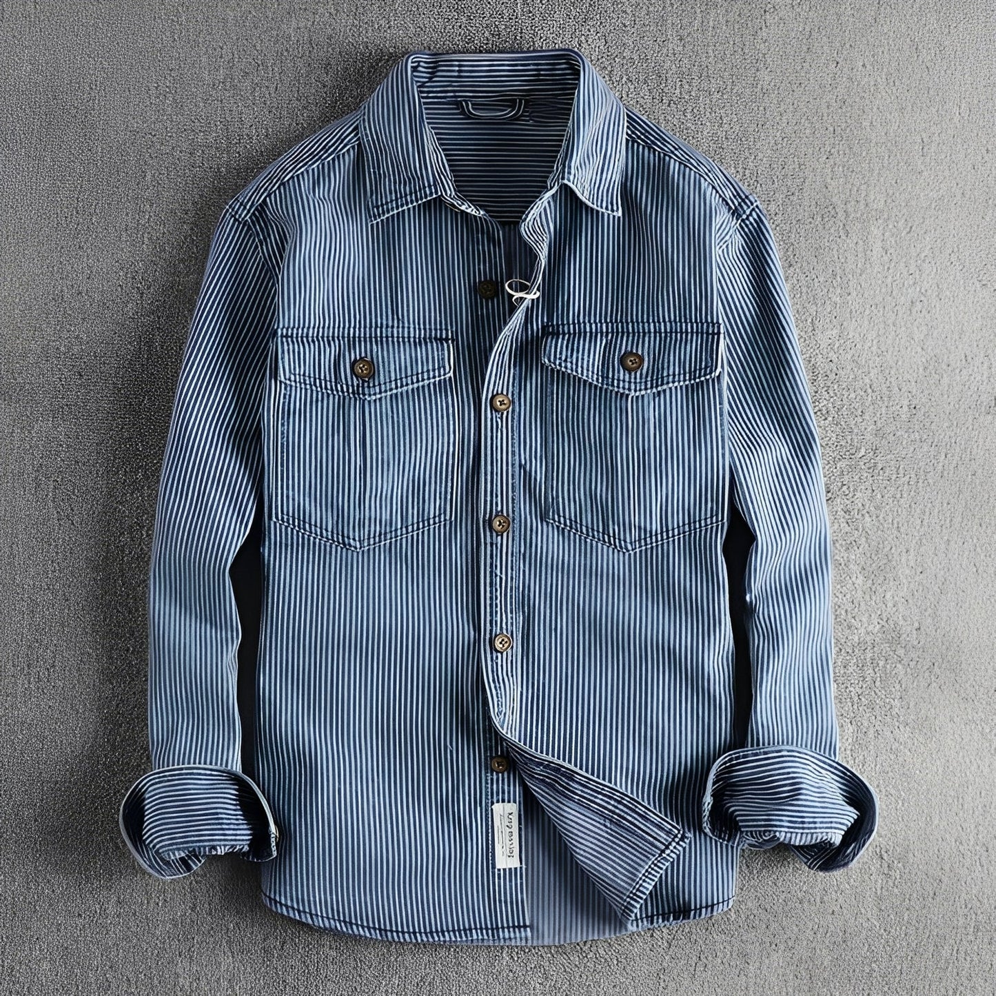 Justin - Classic Denim Shirt for Men