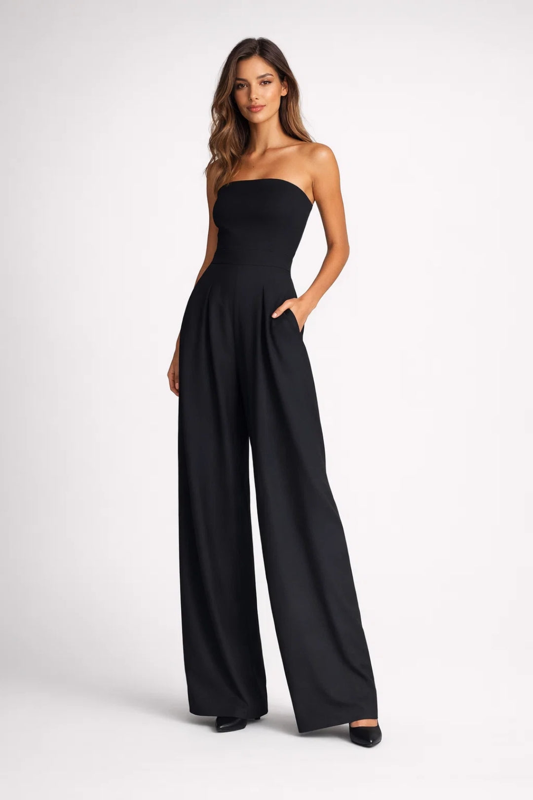 Women's Strapless Jumpsuit | Stylish & Comfortable Summer Outfit | Modern Silhouette