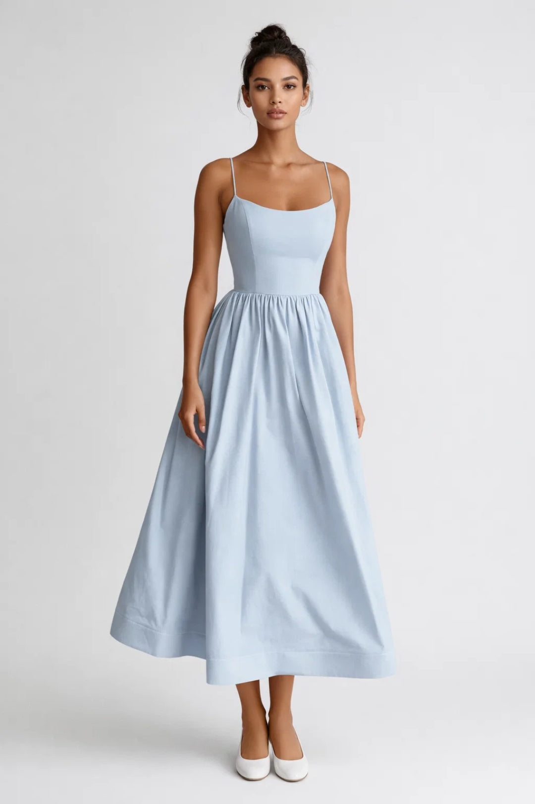 Midi Dress for Women | Trendy & Comfortable | With Pleats | Summer