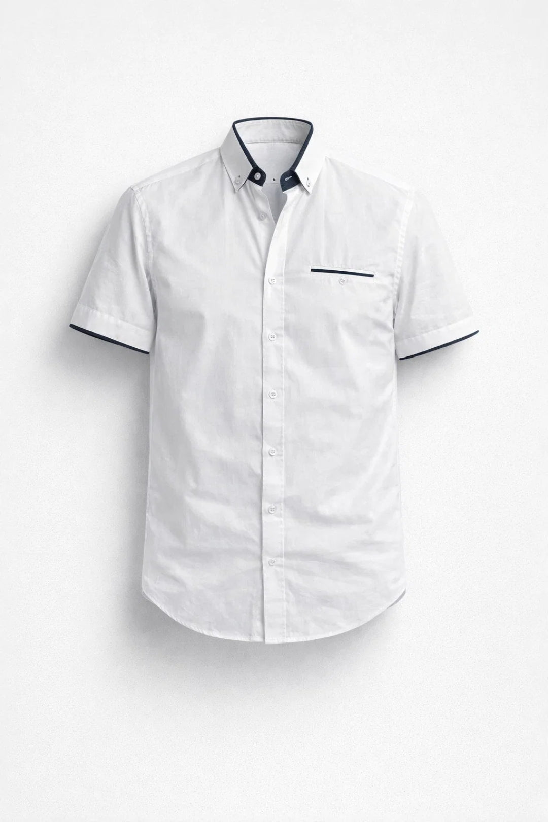 Short Sleeve Shirt for Men | Elegant & Comfortable | Tailored Silhouette | Summer