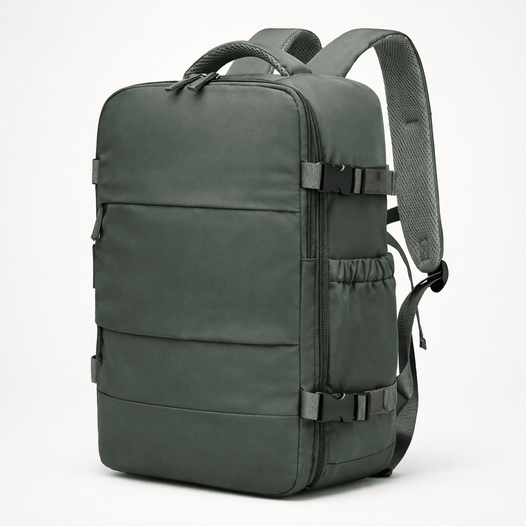 35l medium travel backpack GlobeRider35 Arctic White the GlobeRider 35L Travel Backpack blends technical durability with a sleek 35L Expandable Flight Approved Carry