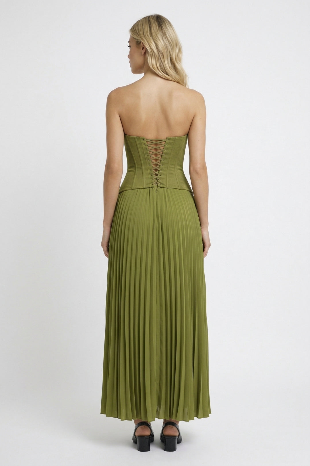 maxi dress ladies | Modern & Versatile | With Pleats | Summer