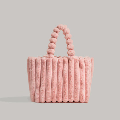 Eric | Plush Faux Fur Shoulder Bag