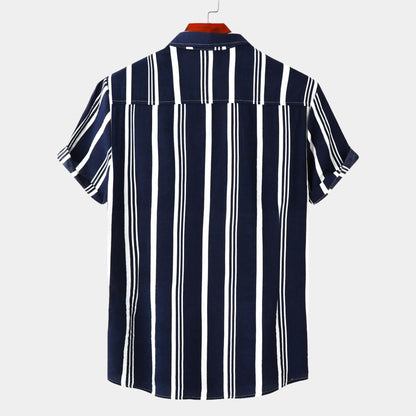 Men's Casual Striped Shirt - Stylish and Comfortable Everyday Wear