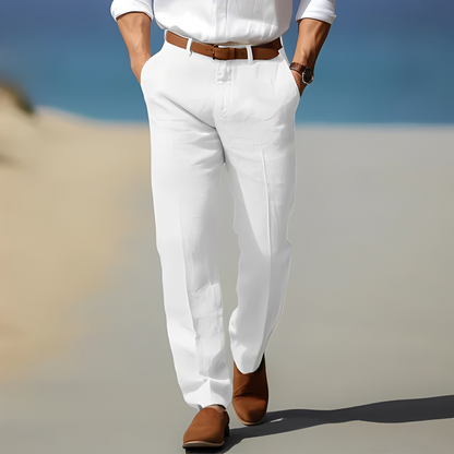 Chic Casual Men's Ankle Trousers - Modern and Comfortable Style
