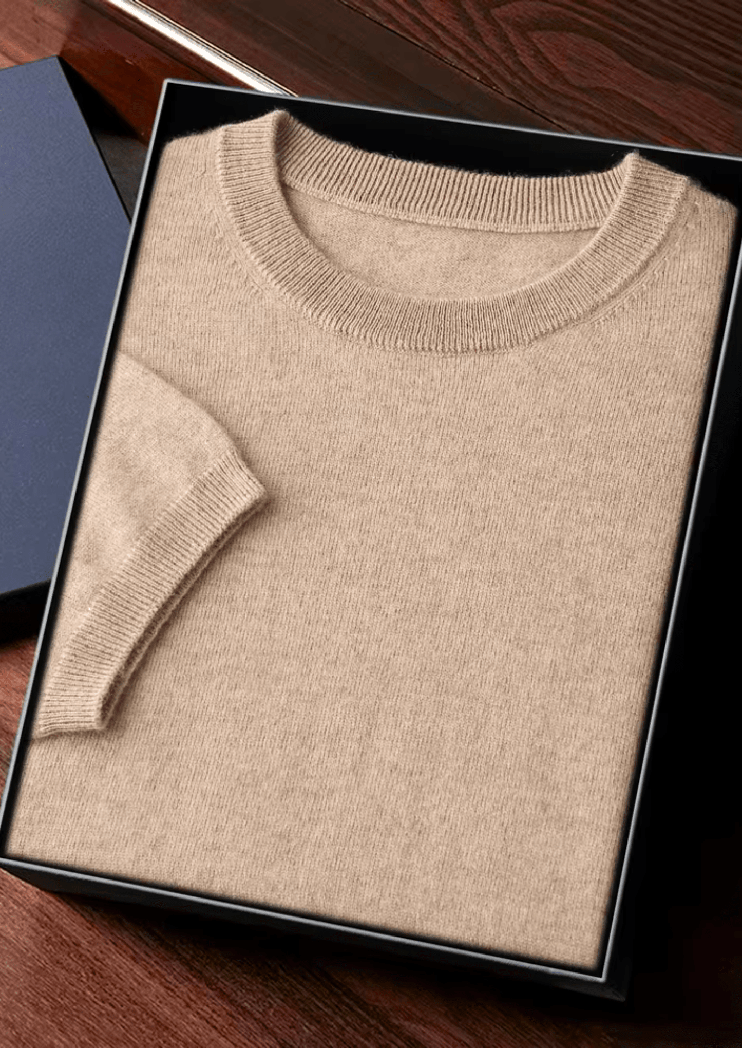Luxury Cashmere Classic Crewneck T-Shirt for Ultimate Comfort