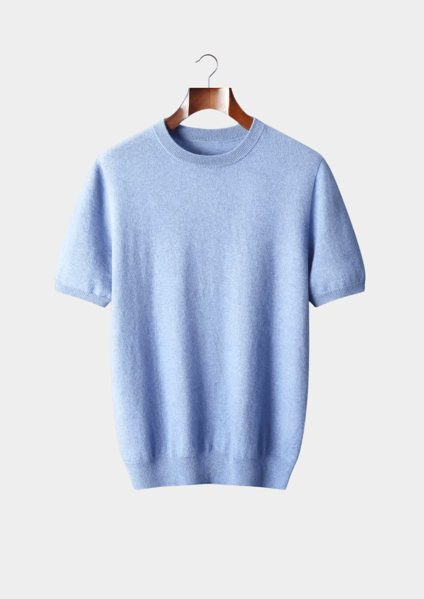 Luxury Cashmere Classic Crewneck T-Shirt for Ultimate Comfort