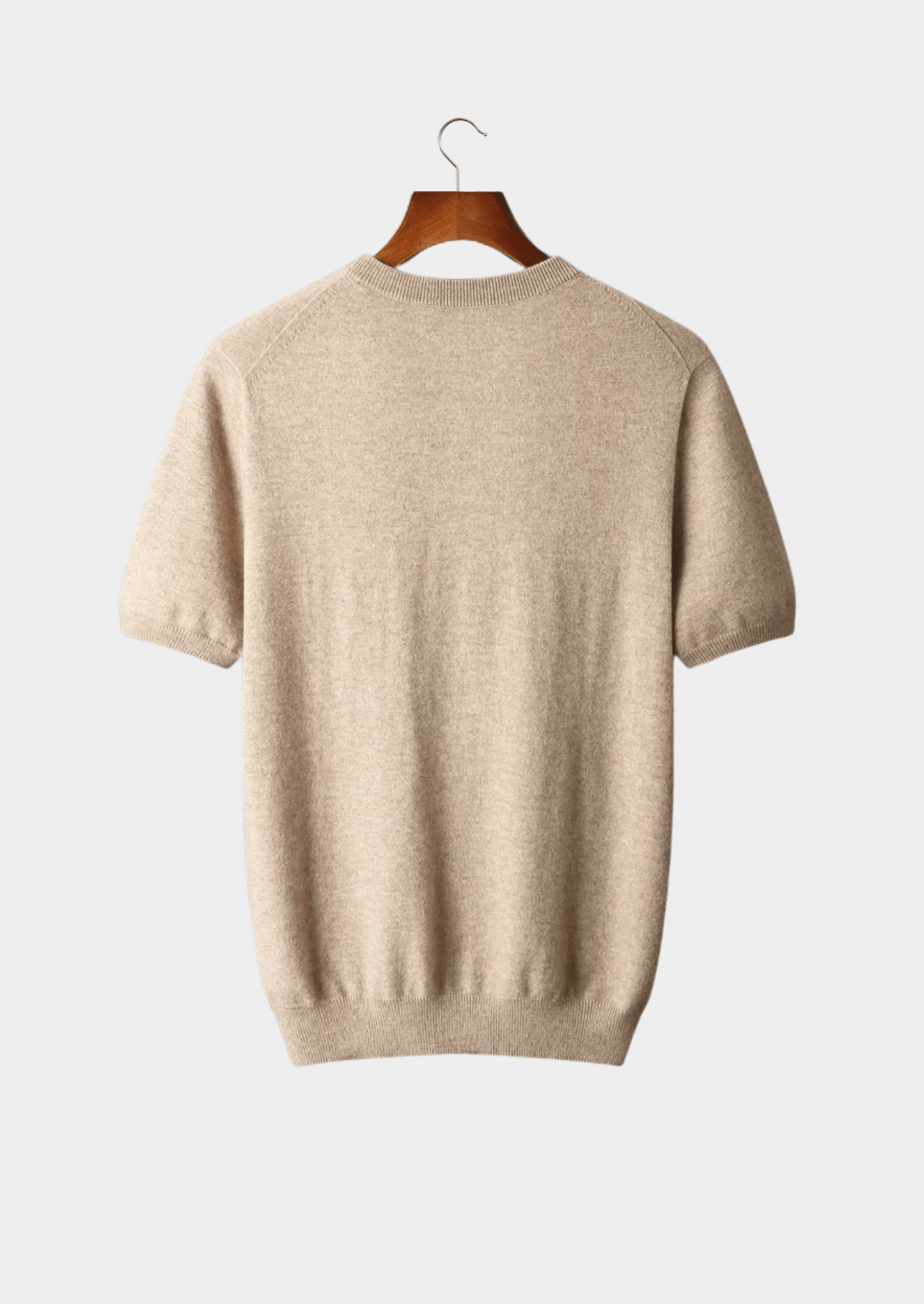Luxury Cashmere Classic Crewneck T-Shirt for Ultimate Comfort