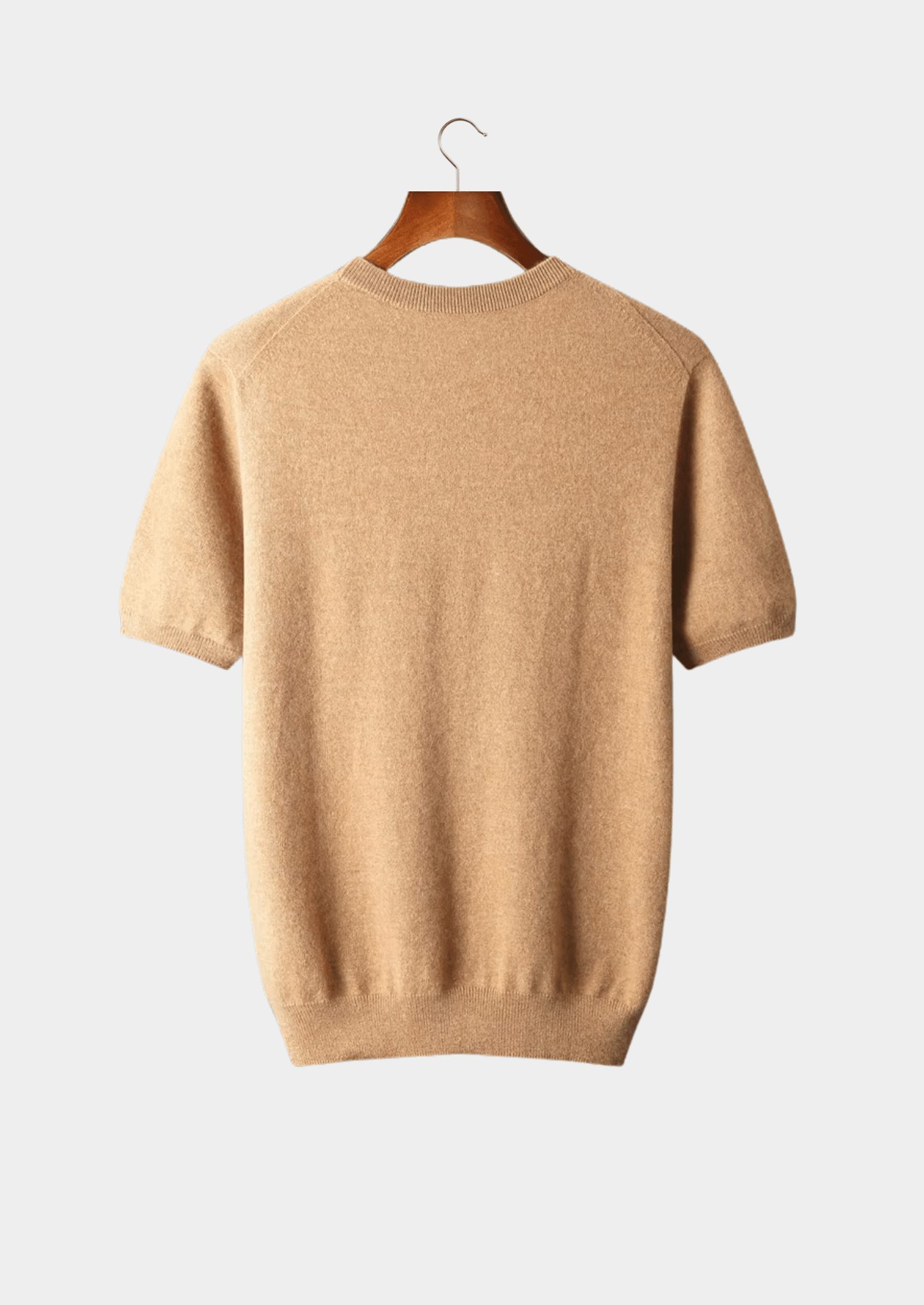 Luxury Cashmere Classic Crewneck T-Shirt for Ultimate Comfort