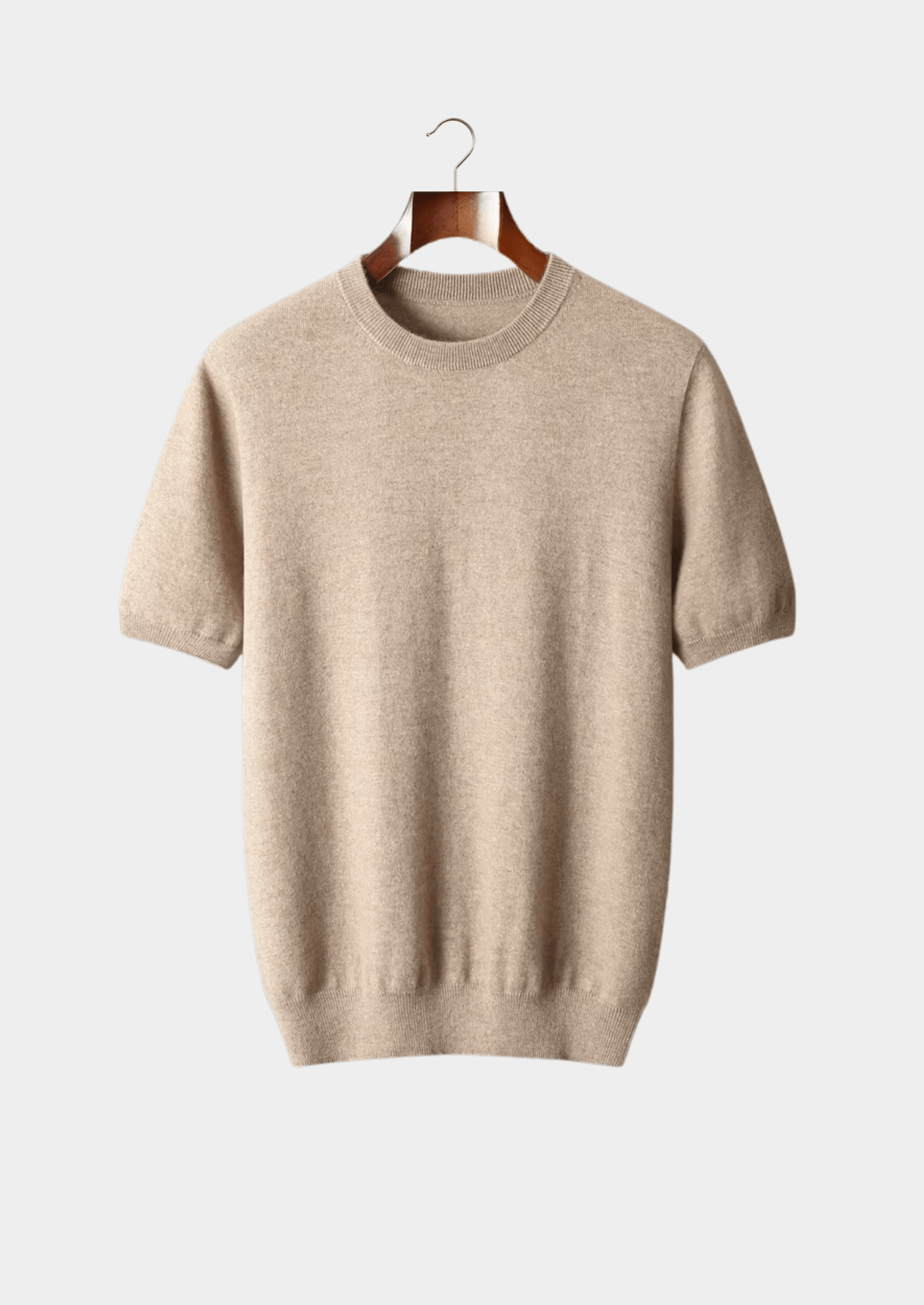 Luxury Cashmere Classic Crewneck T-Shirt for Ultimate Comfort