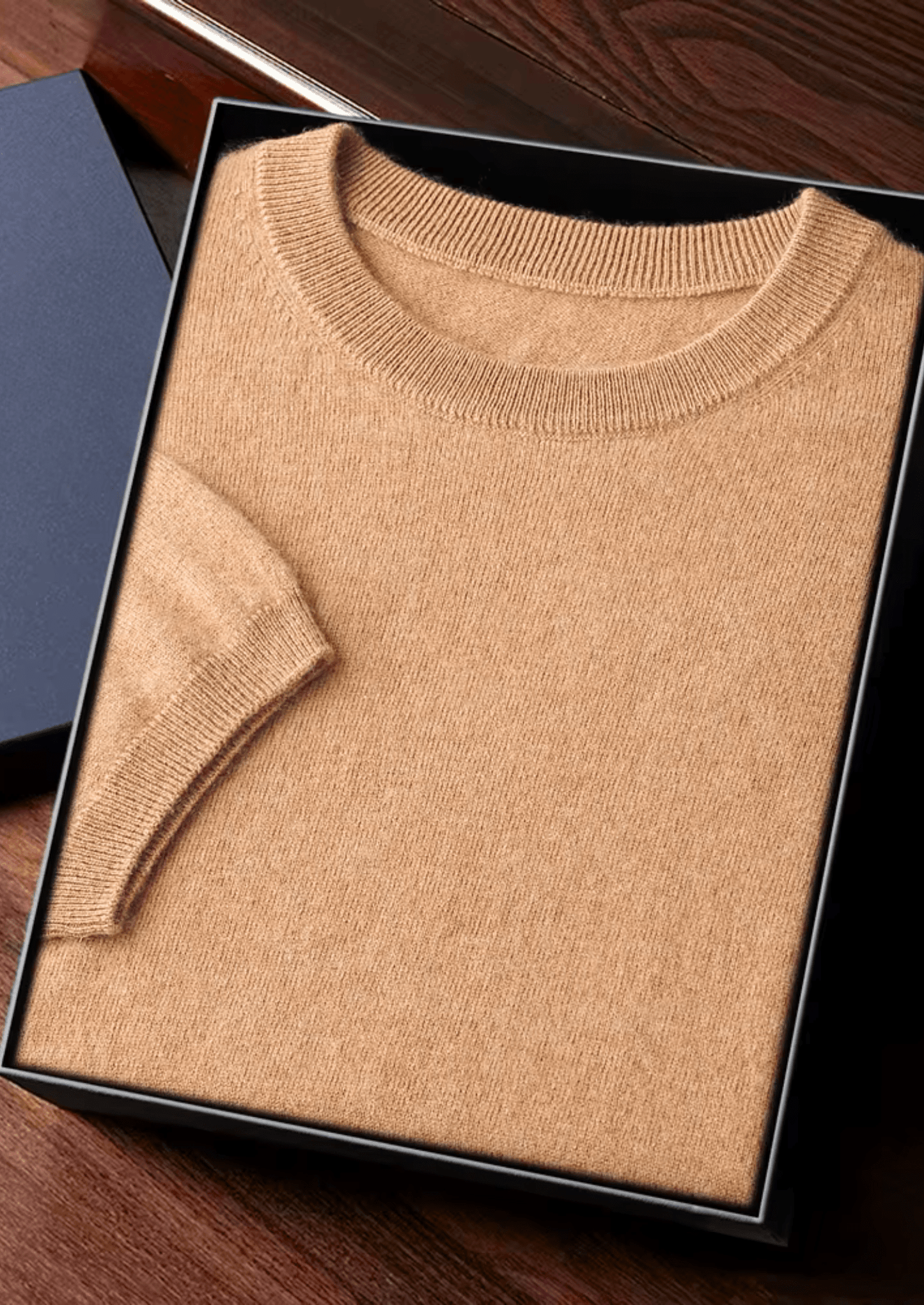 Luxury Cashmere Classic Crewneck T-Shirt for Ultimate Comfort