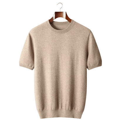 Luxury Cashmere Classic Crewneck T-Shirt for Ultimate Comfort