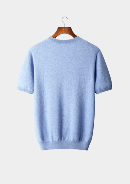 Luxury Cashmere Classic Crewneck T-Shirt for Ultimate Comfort