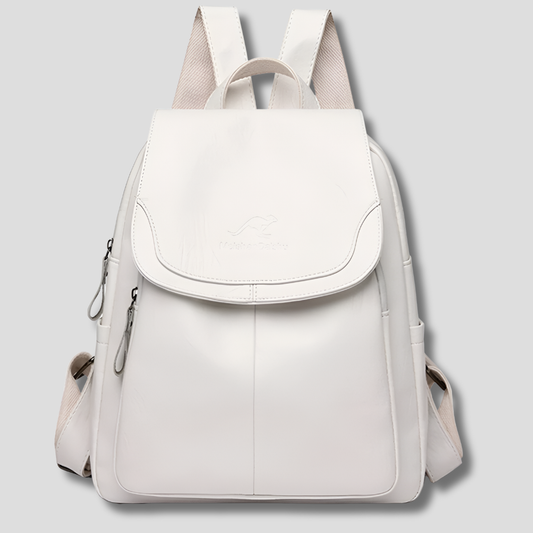 Stylish Anti-Theft Leather Backpack for Women - Secure and Fashionable Travel Bag