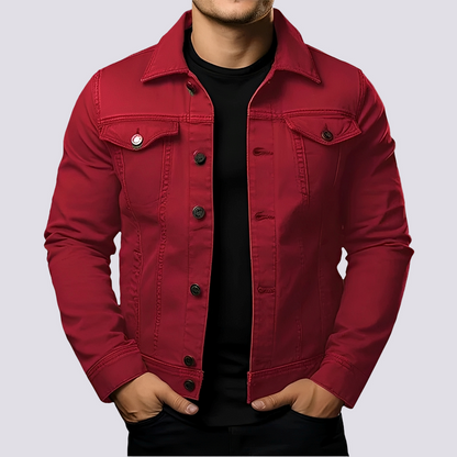 Casual Denim Jacket for Men - Modern and Comfortable Style
