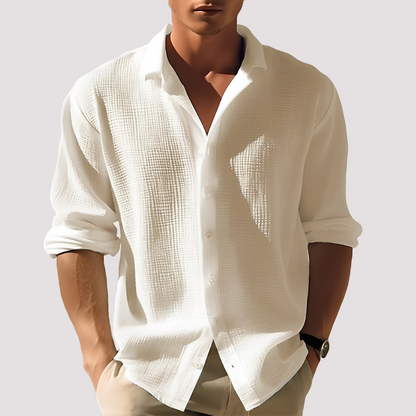 Ollie - Comfortable Button-Up Shirt for Men
