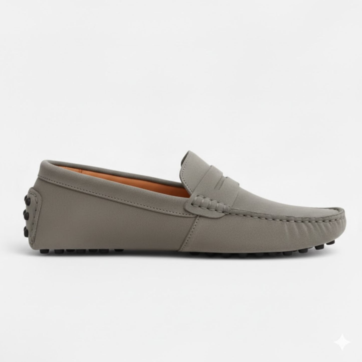 Men's Genuine Suede Leather Loafers Slip-On Driving Shoes Flat Moccasins