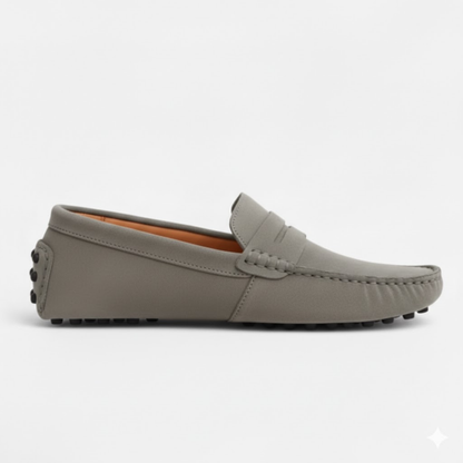 Men's Genuine Suede Leather Loafers Slip-On Driving Shoes Flat Moccasins