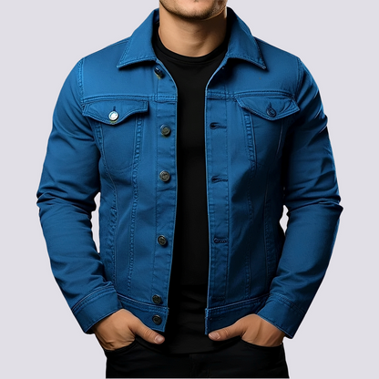 Casual Denim Jacket for Men - Modern and Comfortable Style