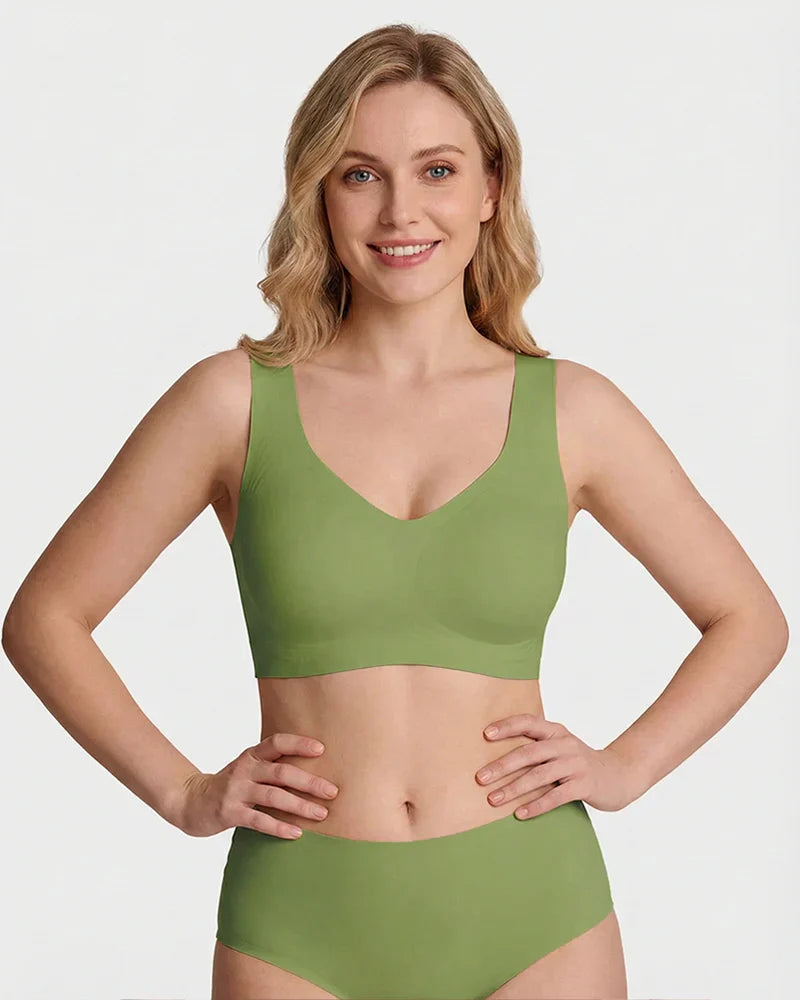 Wire-Free Antibacterial Jelly Bra for Enhanced Lift and Comfort