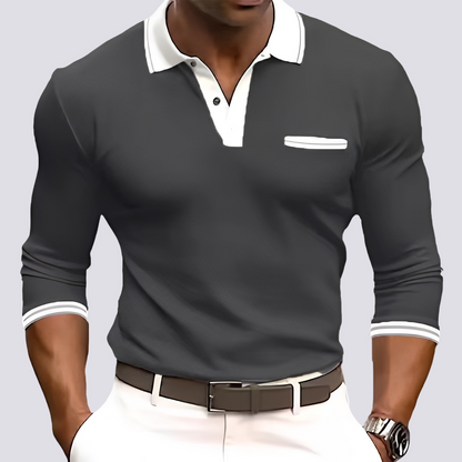 Hamish - Elegant Long-Sleeve Shirt for Men