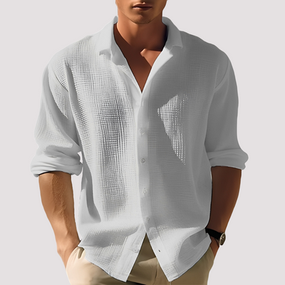Ollie - Comfortable Button-Up Shirt for Men