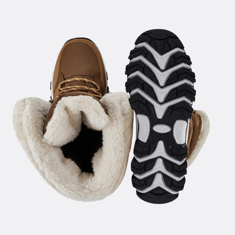 Men's Waterproof Insulated Snow Boots for Winter Hiking and Outdoor Activities