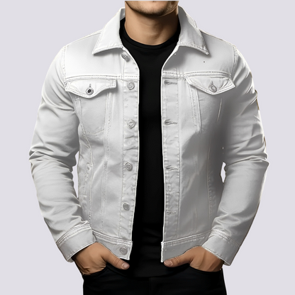 Casual Denim Jacket for Men - Modern and Comfortable Style