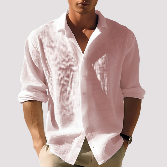 Ollie - Comfortable Button-Up Shirt for Men
