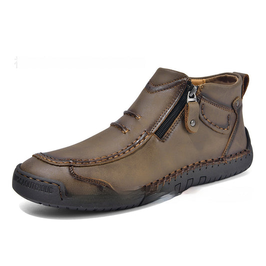 Robbie - Stylish Zip Ankle Boots for Men