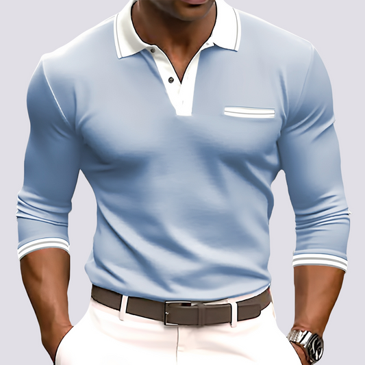 Hamish - Elegant Long-Sleeve Shirt for Men
