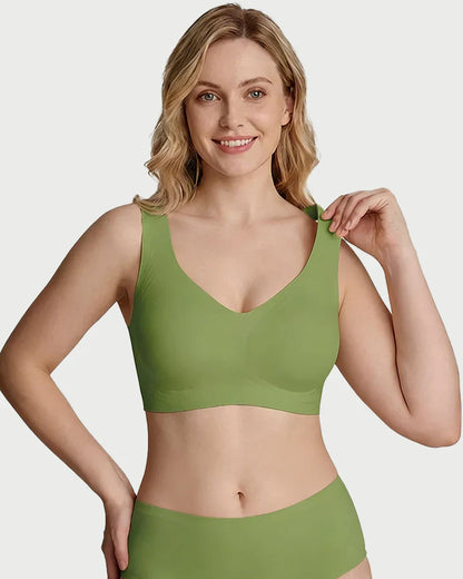 Wire-Free Antibacterial Jelly Bra for Enhanced Lift and Comfort