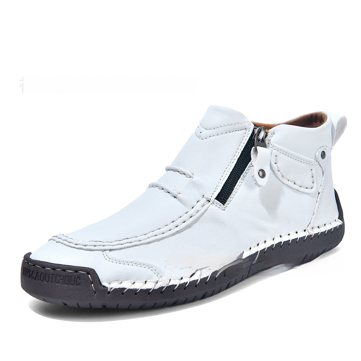 Robbie - Stylish Zip Ankle Boots for Men