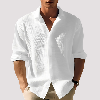 Ollie - Comfortable Button-Up Shirt for Men