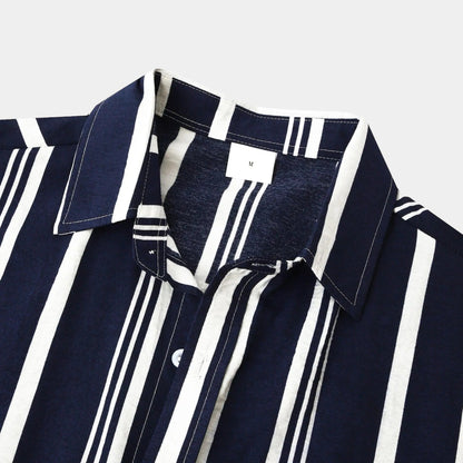 Men's Casual Striped Shirt - Stylish and Comfortable Everyday Wear