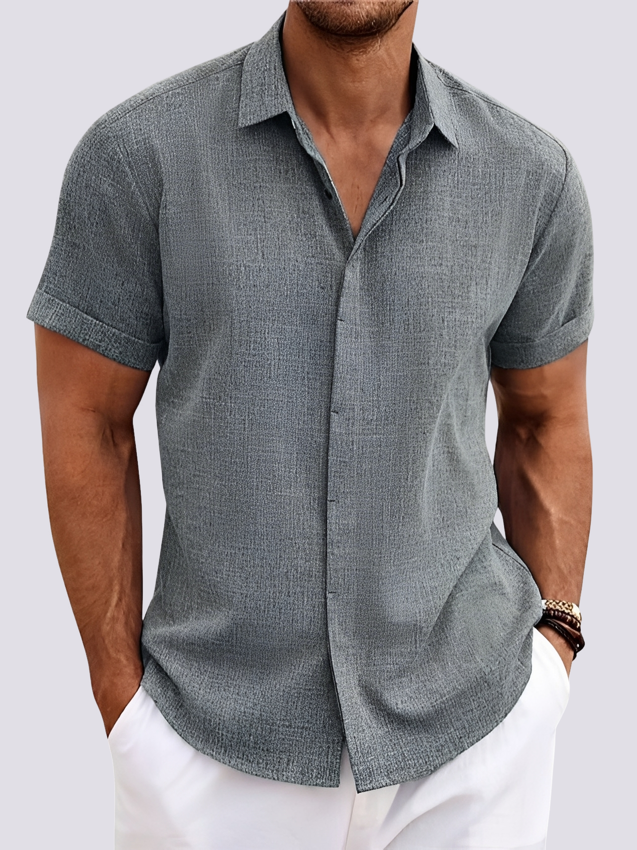 Dale - Relaxed and Loose-Fitting Shirt for Men