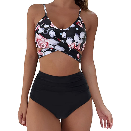 Rosie - Elegant High-Waisted Bikini for Women