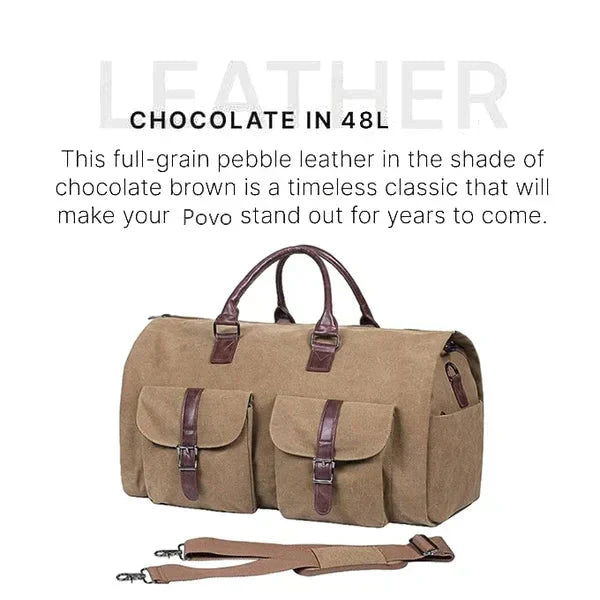 Versatile 3-in-1 Convertible Travel Duffle Bag for Gym, Weekend Trips, and Daily Use