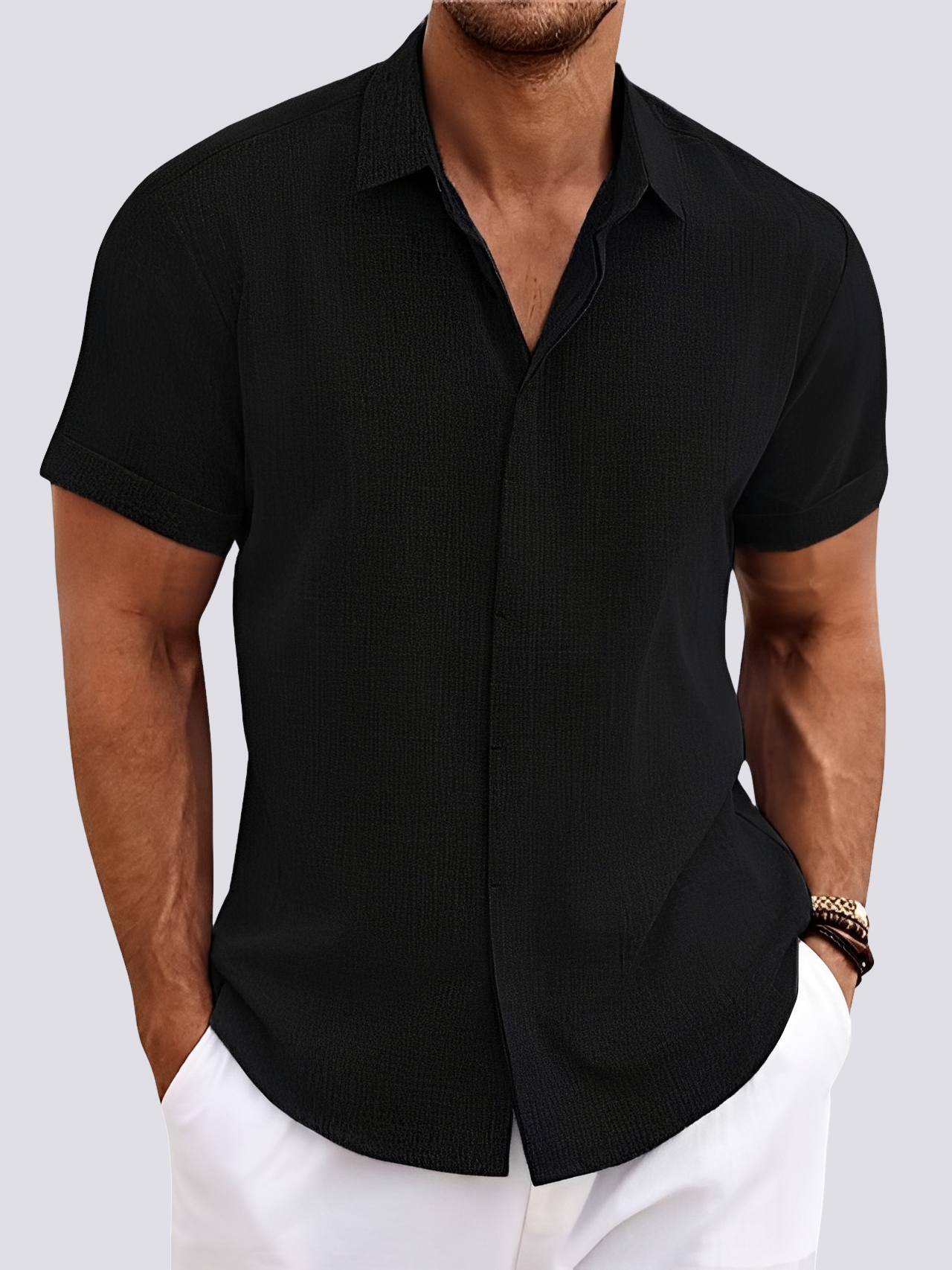 Dale - Relaxed and Loose-Fitting Shirt for Men