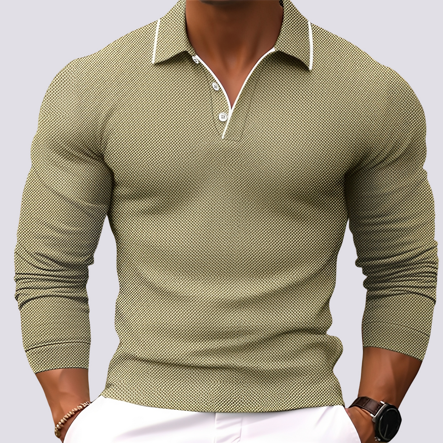 Hamish - Elegant Long-Sleeve Shirt for Men