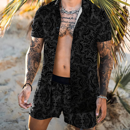 Lucas - Stylish Hawaiian Shirt Set for Men