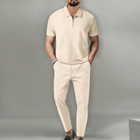 Charles - Elegant Waffle Set for Men