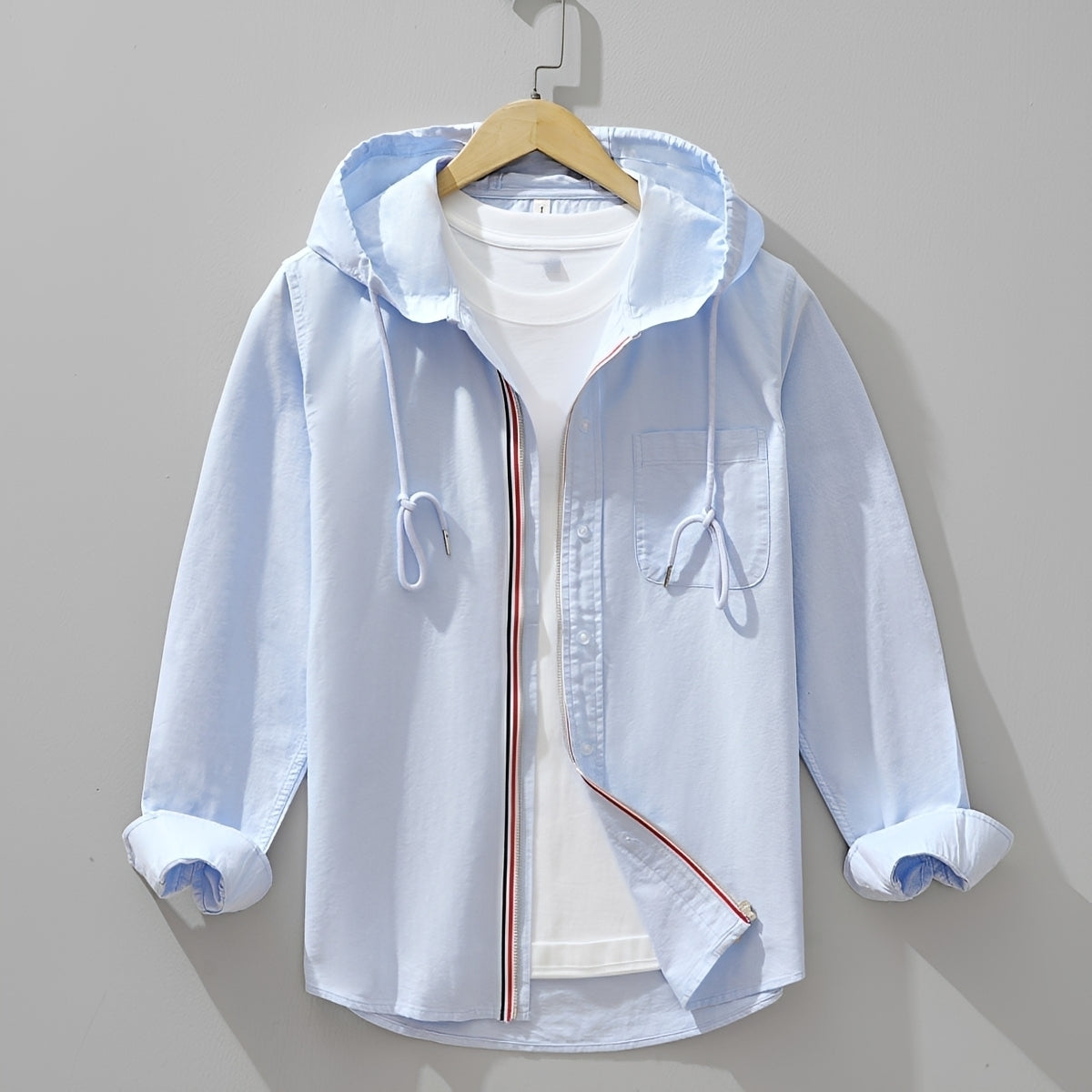 Richard - Casual Long Sleeve Hooded T-Shirt for Men