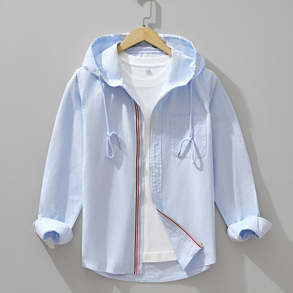 Richard - Casual Long Sleeve Hooded T-Shirt for Men